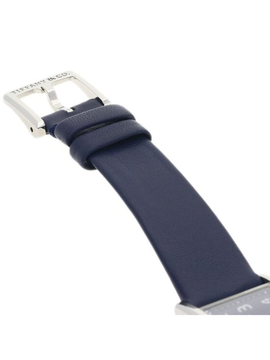 Tiffany & Co East West Mini Watch SS Leather main image 6